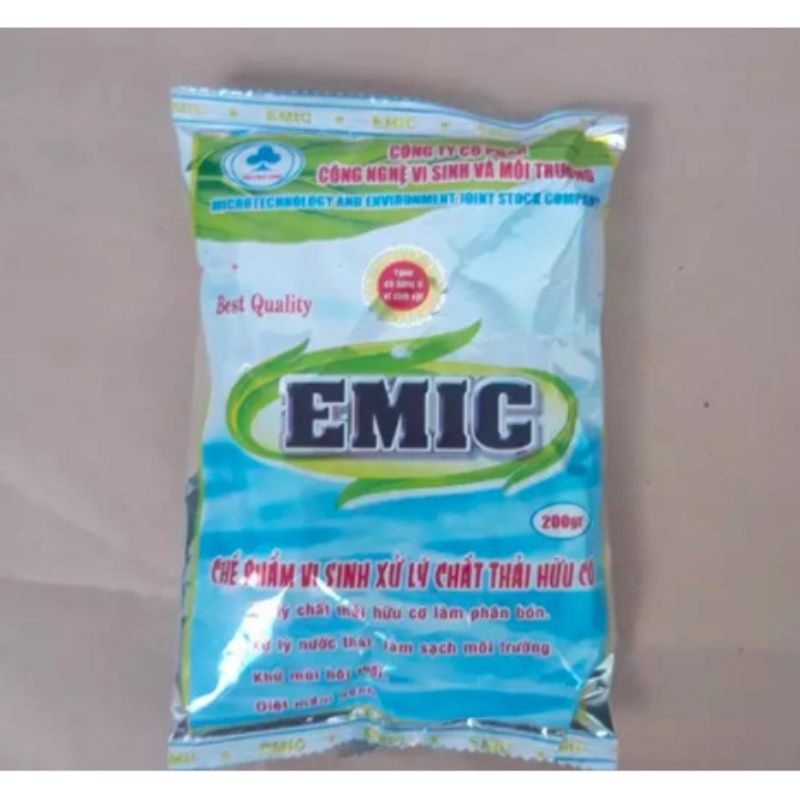 Chế phẩm emic vi sinh sử lý chất thải hữu cơ,làm sạch khử mùi,diệt mần bệnh hiệu quả