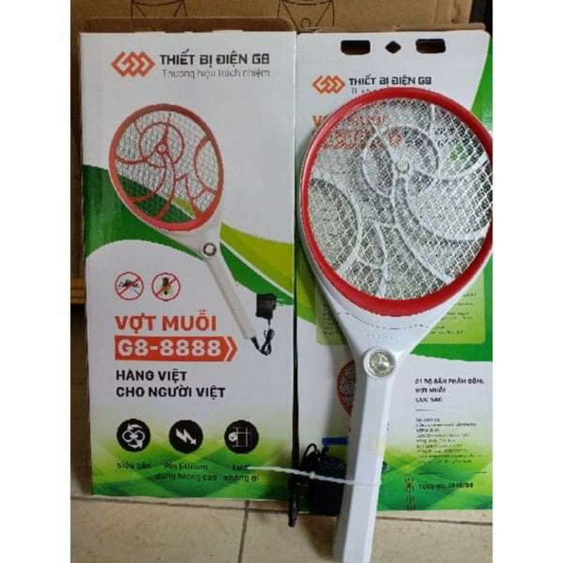 Vợt muỗi G8-620, 618, 888 hàng Việt Nam chất lượng cao