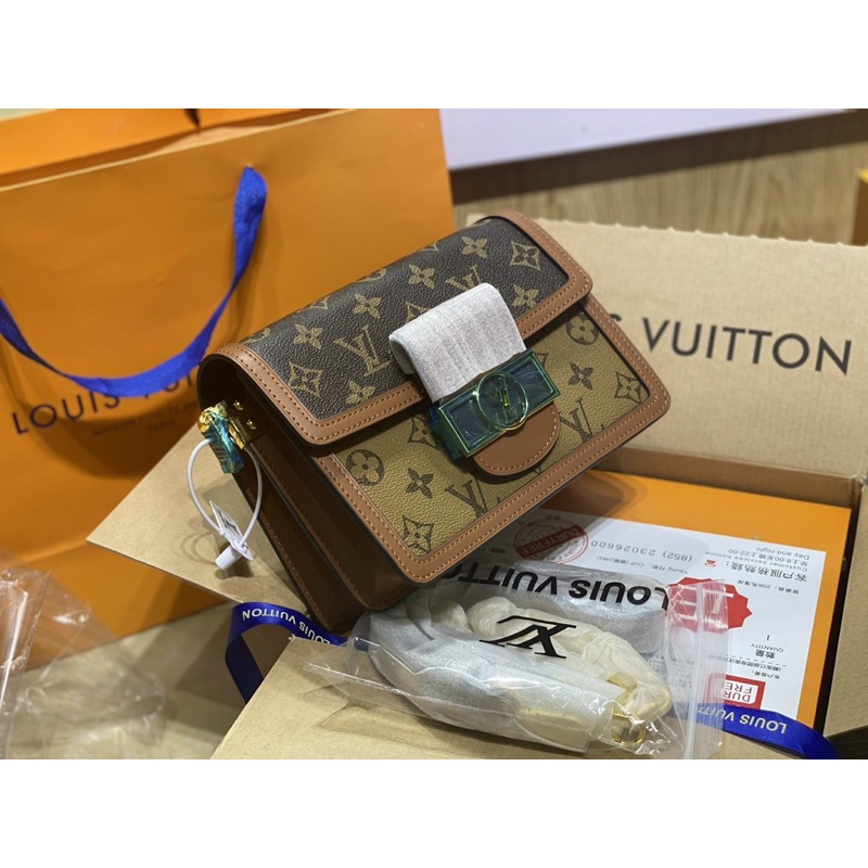 TÚI LV DAUPHINE FULLBOX NAM CHÂM