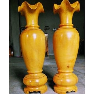 LỤC BÌNH GỖ MÍT MỘT ĐÔI 61CM X 20CM