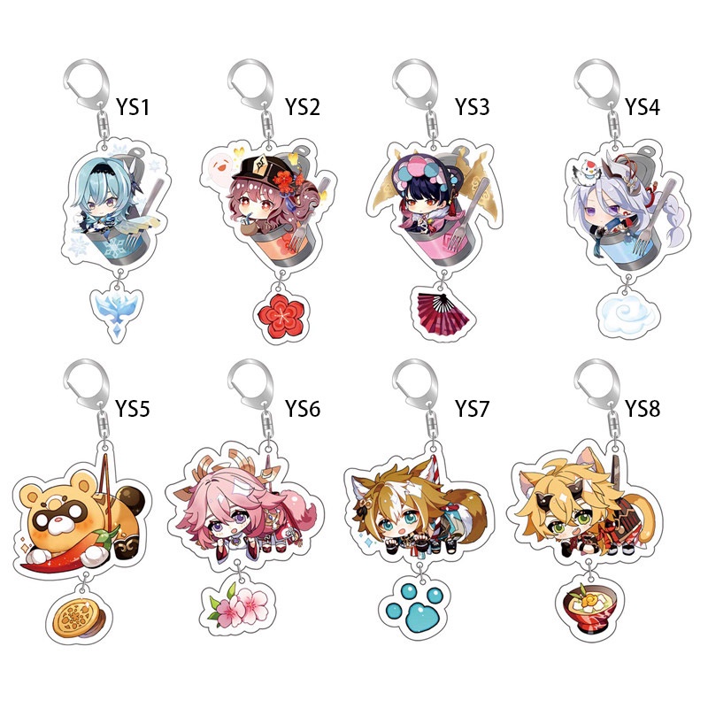 Tmdbyx Móc Khóa Hình Nhân Vật Hoạt Hình Game Genshin