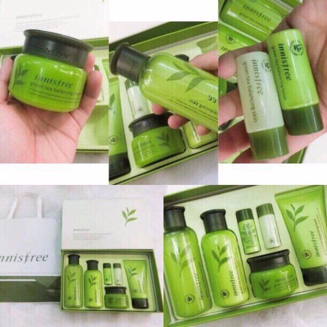 BỘ DƯỠNG DA TRÀ XANH GREEN TEA INNISFREE