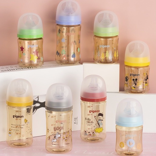 Bình sữa Pigeon PPSU nội địa Nhật cho bé dung tích 160ml/ 240ml