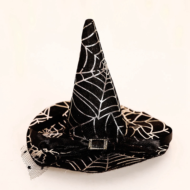 Cài tóc kèm nón phù thủy hóa trang Halloween cho bé gái