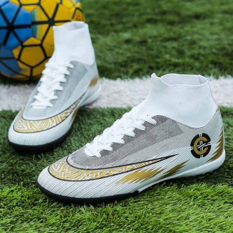 ( Chất lượng ) Giày đá bóng cổ cao có nhiều size 35-45 dành cho nam * new ' ◦