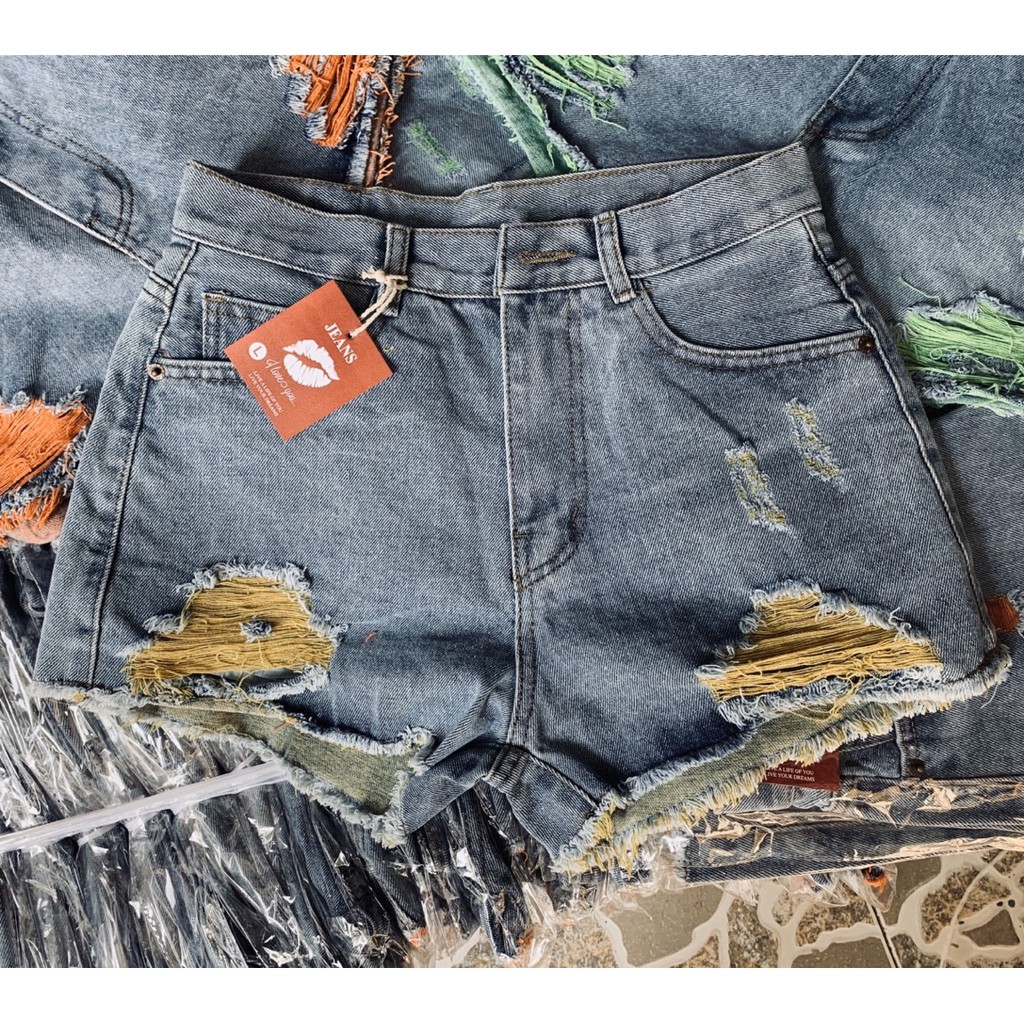 Short jean nữ wash 3 màu | BigBuy360 - bigbuy360.vn