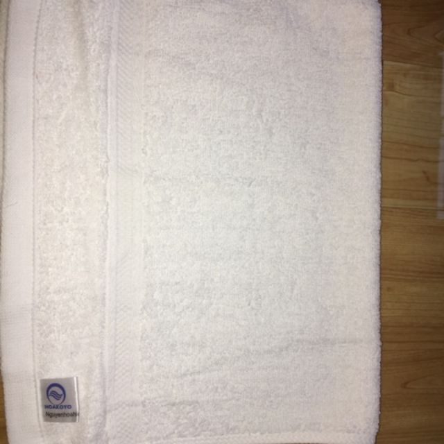 Khăn mặt trắng cotto cho nhà nghỉ, khách sạn và spa kt 28x50cm