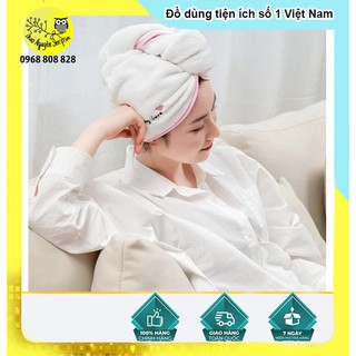 Khăn Quấn Tóc - Khô Siêu Tốc - Gấp 3 Lần Khăn Thường - Hàng Loại 1