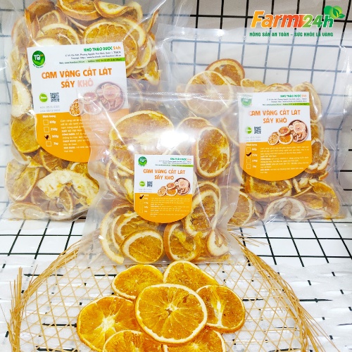 Cam Vàng thái lát sấy khô hàng ngon loại 1 [500gr]
