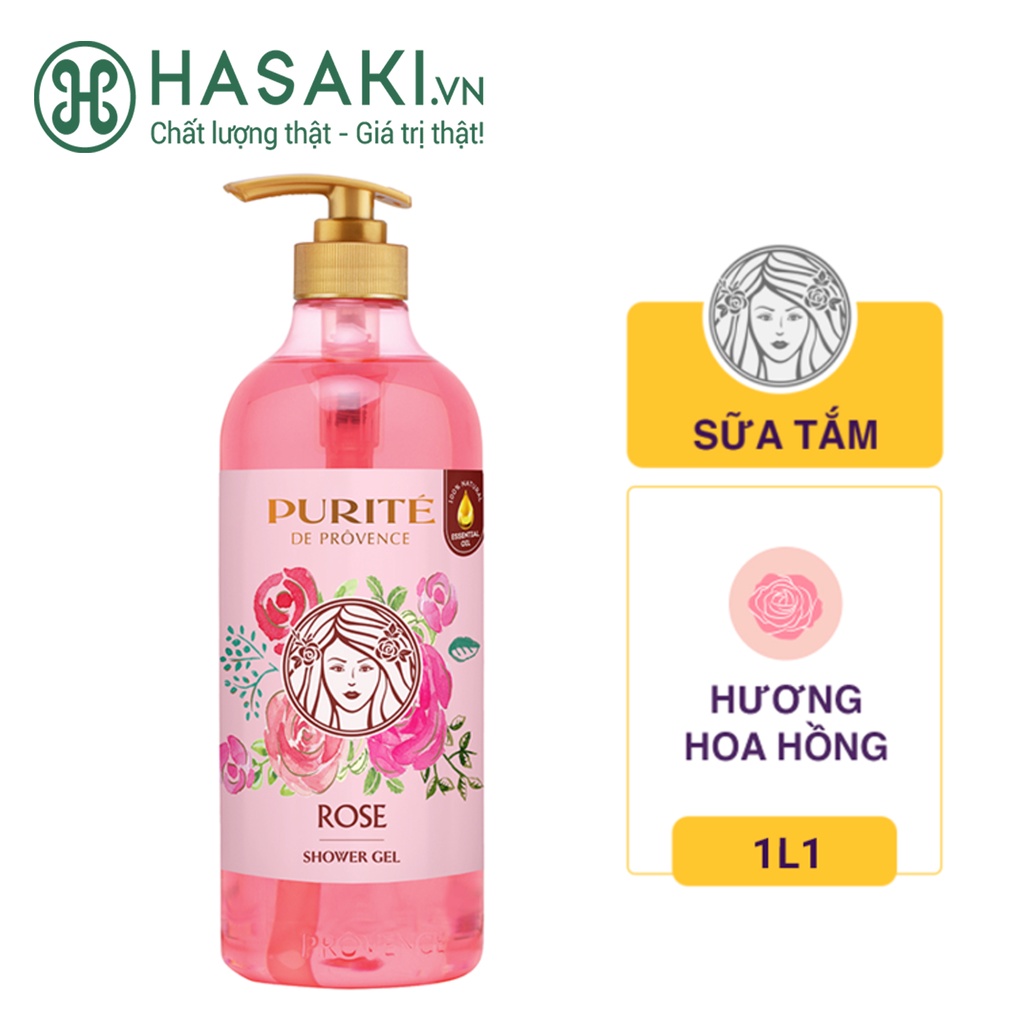 Sữa Tắm Thiên Nhiên Purité Shower Gel 1100ml