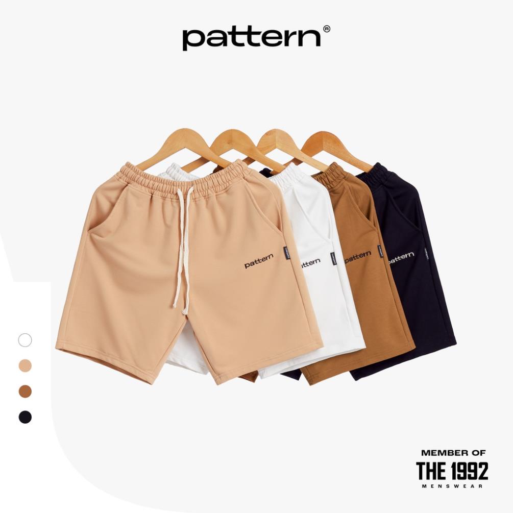 Quần short nỉ nam PATTERN THE 1992 4 màu trơn ^