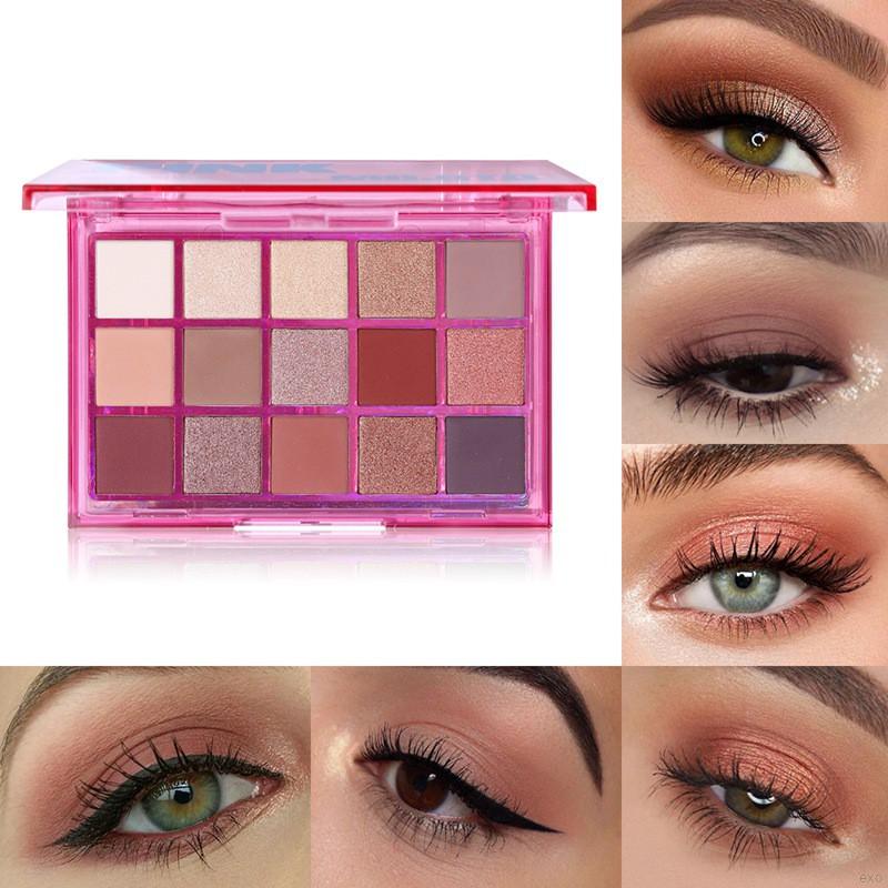 Bảng Phấn Mắt Lì Lấp Lánh Màu Neon Kim Loại Ngọt Ngào Có Thể Tán Đều UCANBE