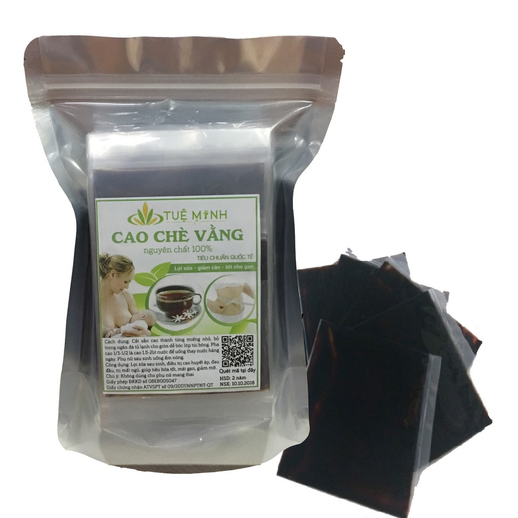 1 Bịch 0.5kg Cao chè vằng sẻ Tuệ Minh hàng chuẩn sản xuất tại Quảng Trị