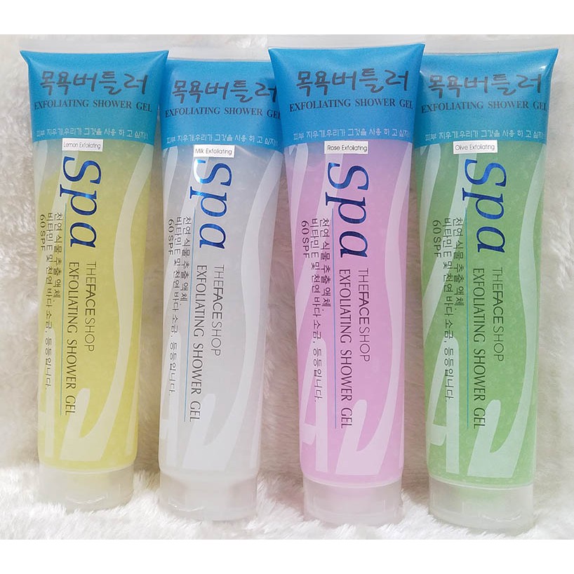 Gel Tẩy Tế Bào Chết Body Spa Exfoliating Shower Hàn Quốc chính hãng
