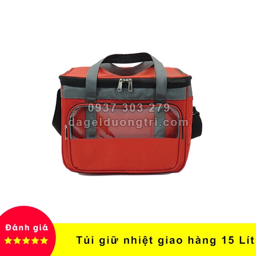 Túi Giữ Nhiệt Giao Hàng 15 Lít - Kích Thước Ngang 31 x Cao 23 x Rộng 25 cm