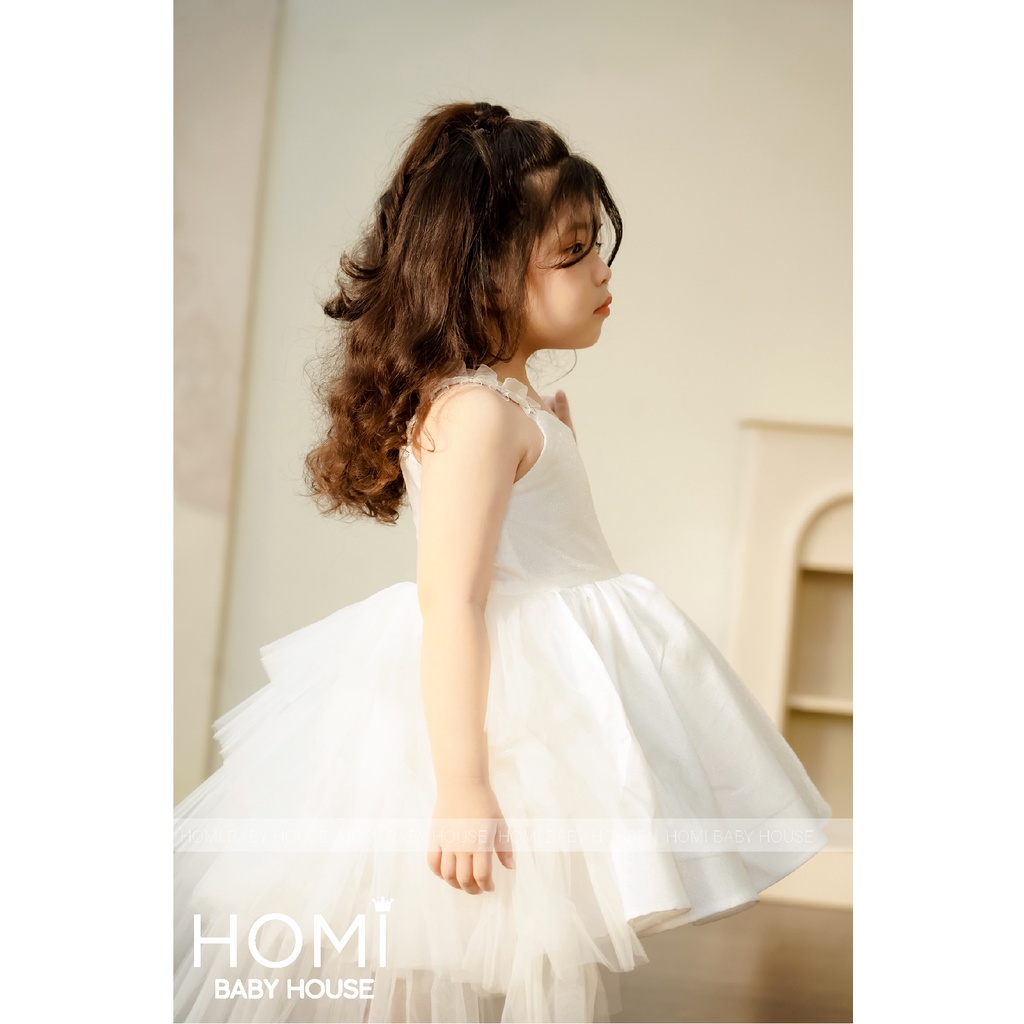 Váy công chúa Iris cho bé gái  HOMI BABY HOUSE đầm công chúa Iris cho bé gái dự tiệc dạo phố