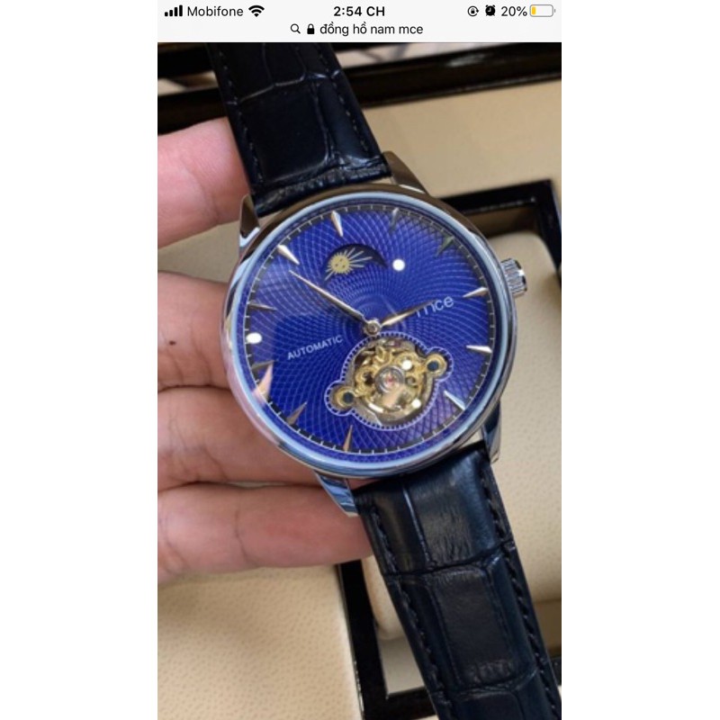 Đồng hồ Nam MCE Automatic Ver 2020 lộ cơ - kèm ảnh thật
