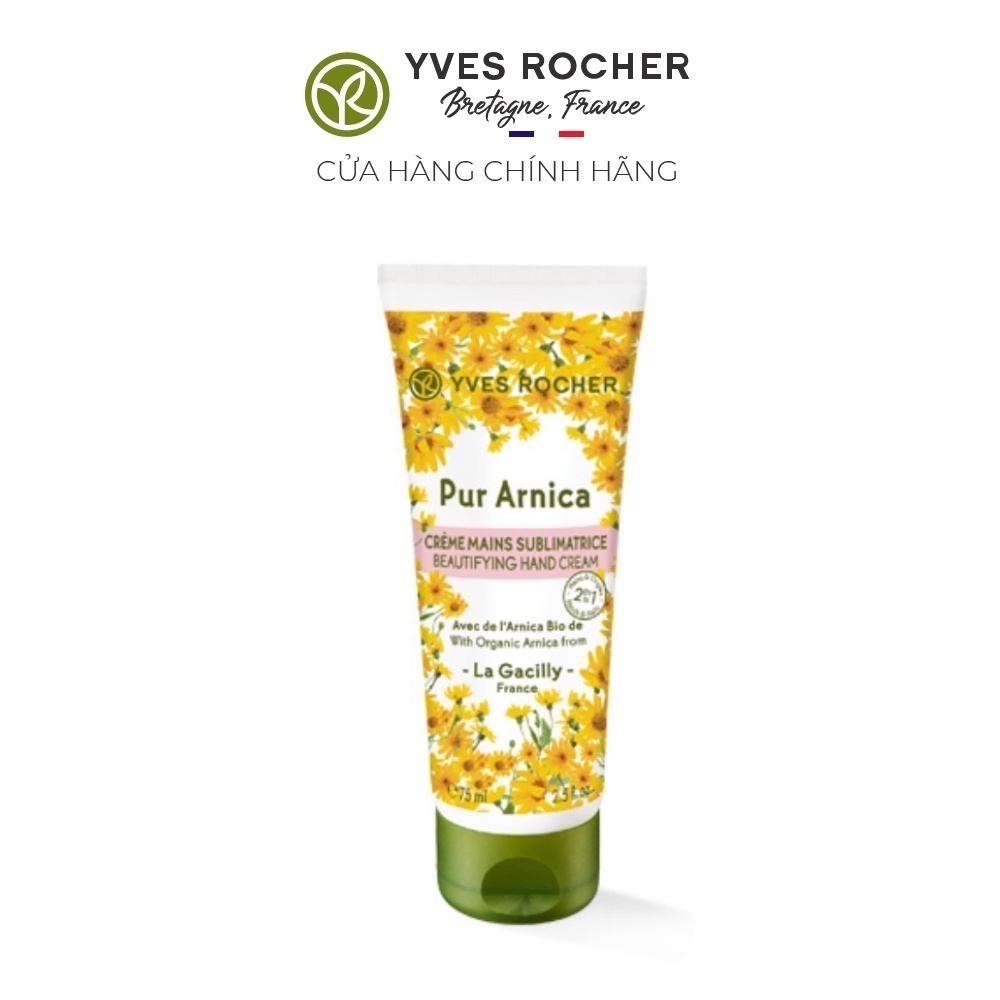Kem dưỡng tay Yves Rocher 2 in 1 Beautifying Hand Cream - Hands and Nail 75 ml