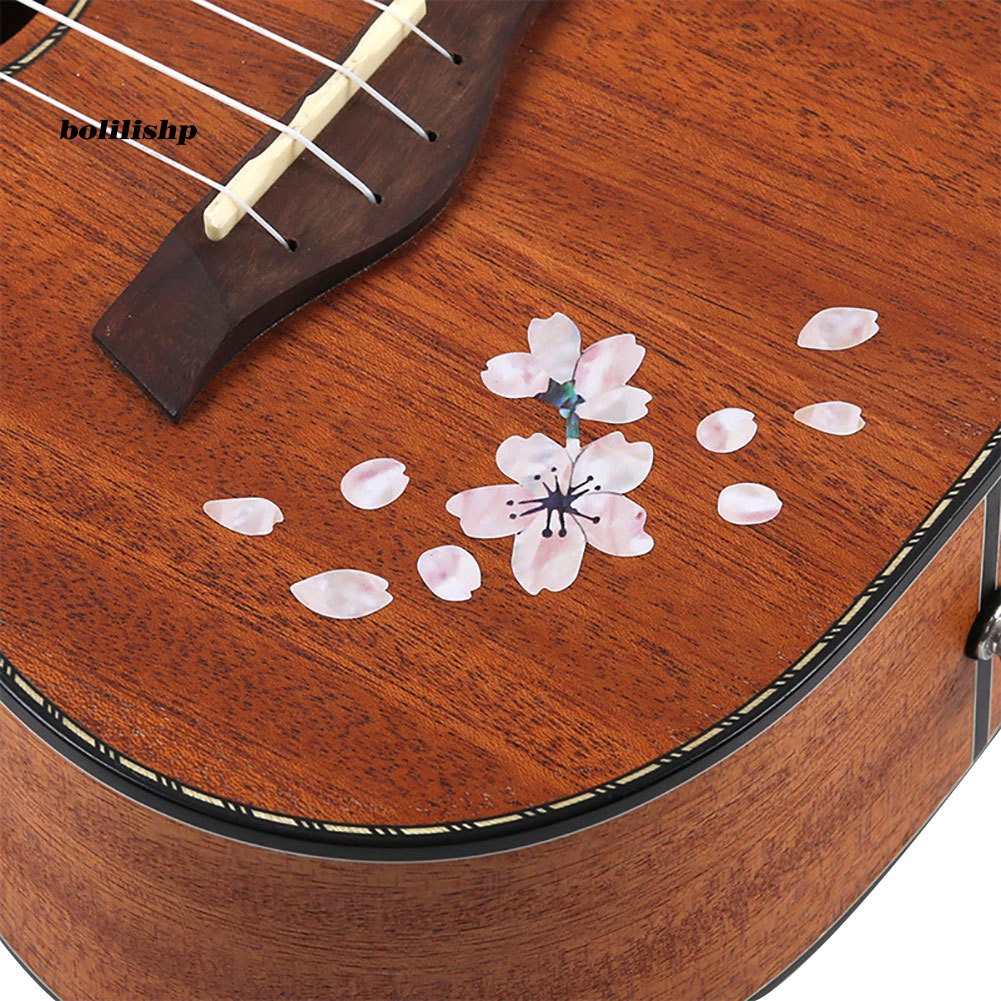 Miếng Dán Hình Cánh Hoa Anh Đào Trang Trí Đàn Guitar Bass Ukulele