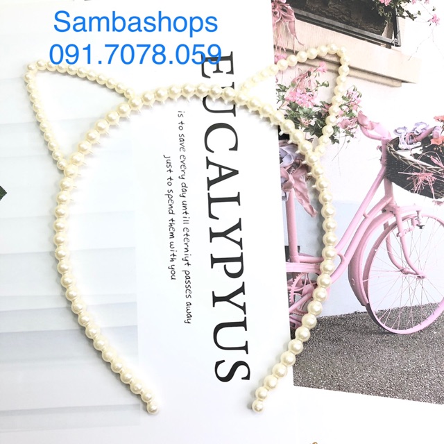 Cài tóc tai mèo cute