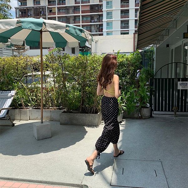 Quần vải chấm bi (Q41) – HÀNG CÓ SẴN