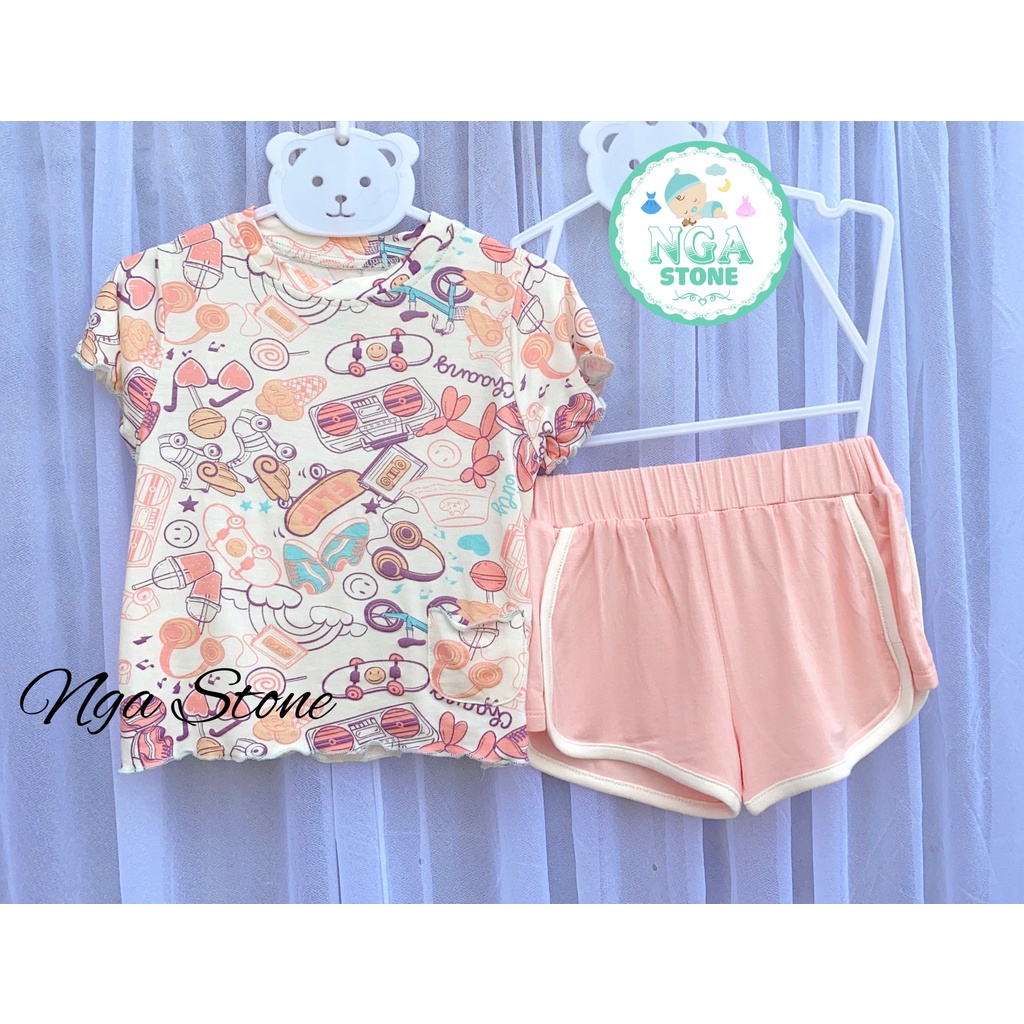 Bộ cộc cho bé trai bé gái hãng CHAANG