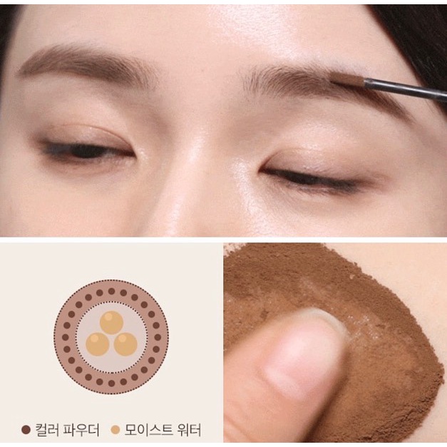 Bột tán lông mày Missha Melting Powder Brow