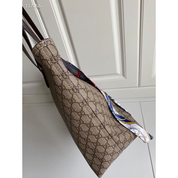 Túi TOTE Gucci 547974 Medium Beige Gg Supreme Canvas Tote 🎁🌈