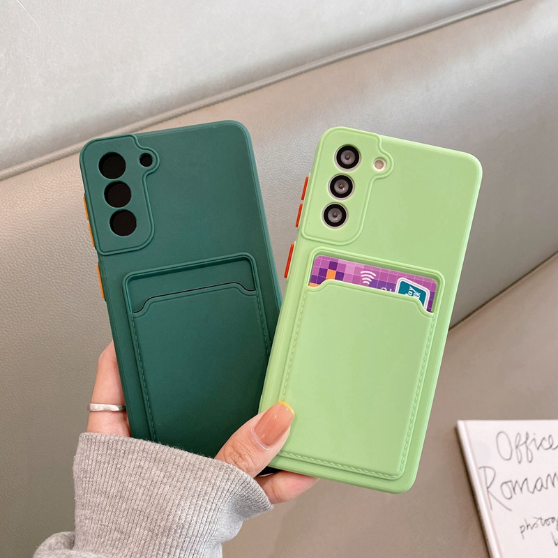 Ốp Điện Thoại TPU Mềm Cạnh Vuông Cho Samsung Galaxy S21 FE S21FE