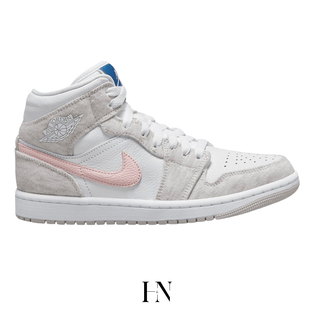 GIÀY NIKE AIR JORDAN 1 MID SE LIGHT IRON ORE