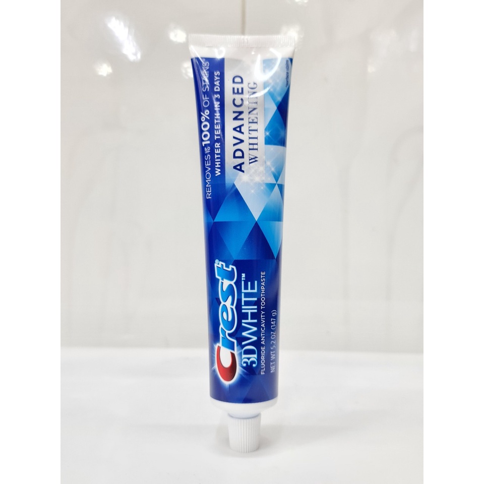 Kem Đánh Răng Crest 3D White Advanced Whitening Triple 147g USA