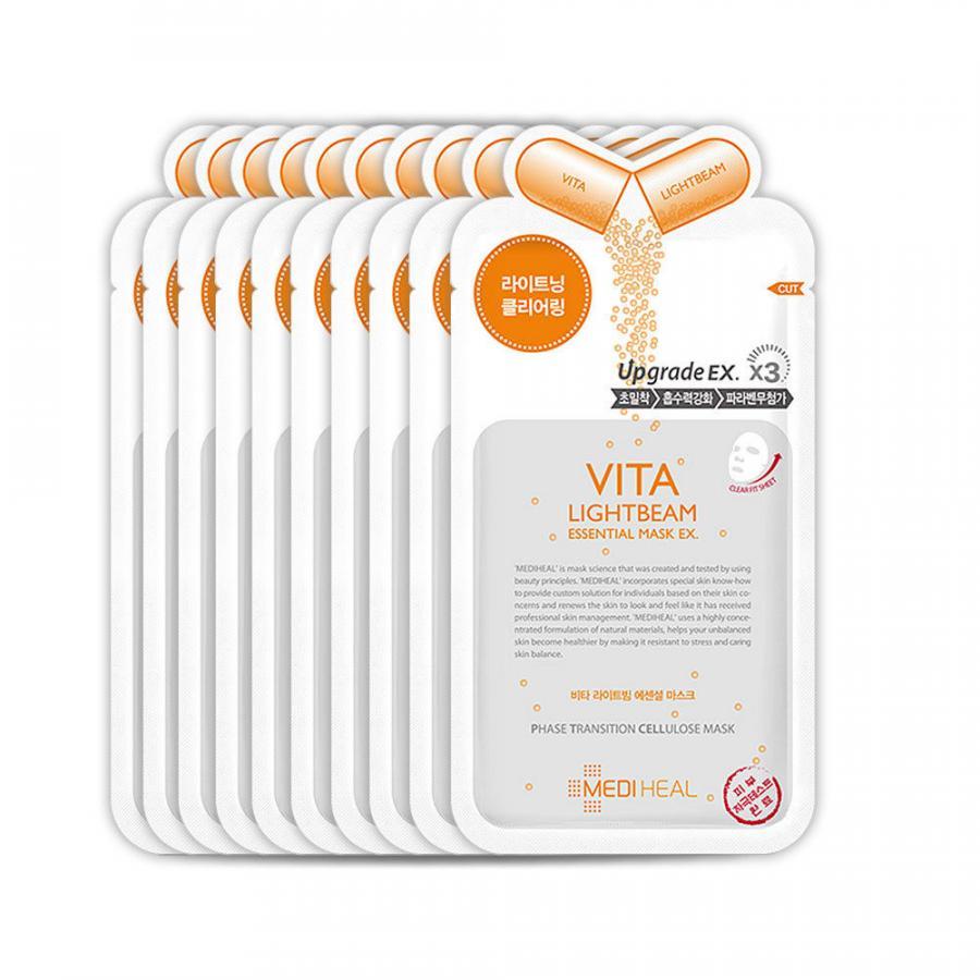 Mặt Nạ Dưỡng Sáng Da MEDIHEAL VITA LIGHTBEAM ESSENTIAL MASK EX