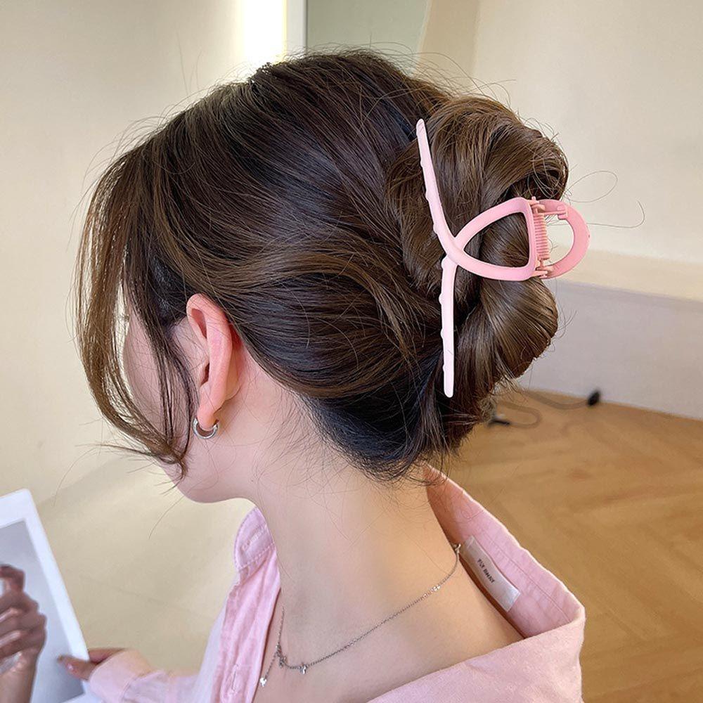 TWINKLE Kẹp Tóc Hình Cá Mập Màu Gradient Thiết Kế Đơn Giản Thời Trang Cho Nữ