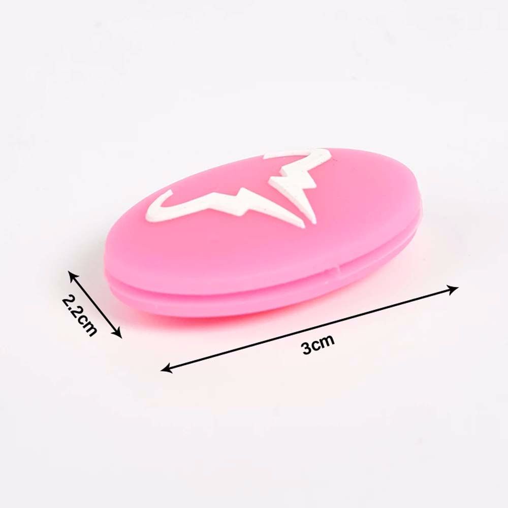 Phụ kiện silicon gắn vợt tennis giảm chấn chống rung lắc chống sốc họa tiết hoạt hình nhiều màu sắc