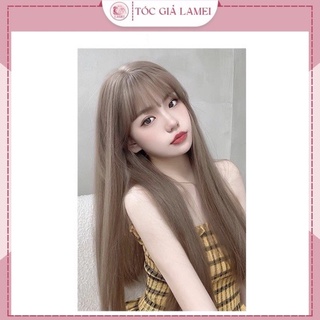 Tóc giả nữ cả đầu❤️Freeship❤️tóc nguyên đầu thẳng kèm ảnh thật