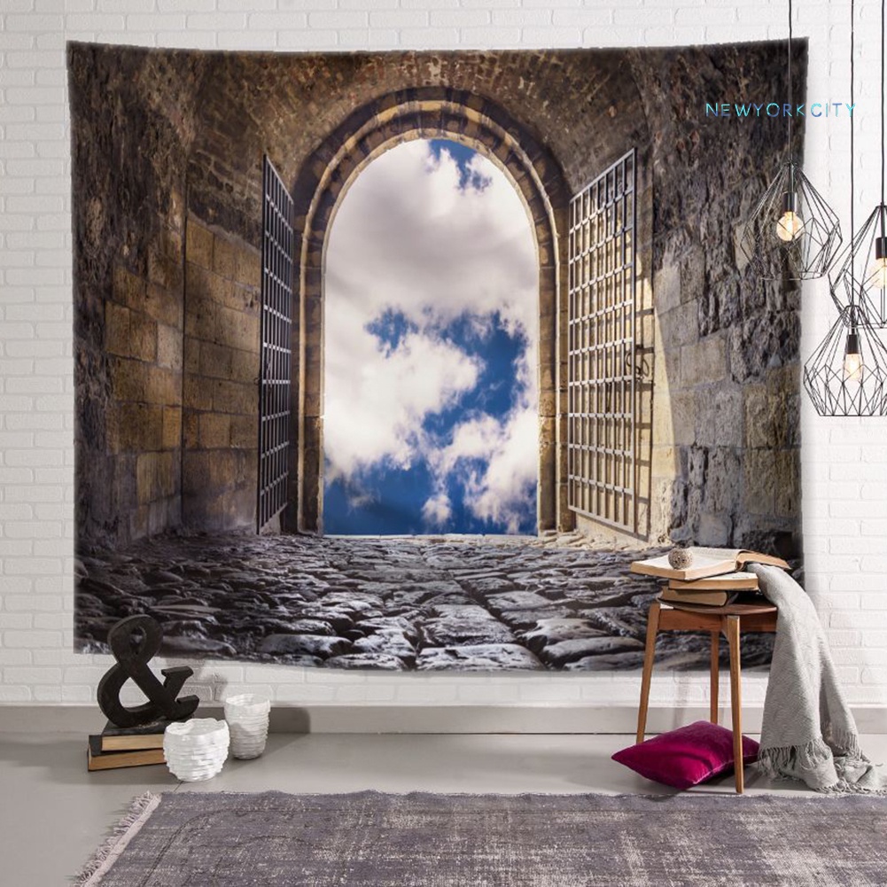 Thảm Treo Tường In Họa Tiết Độc Đáo Trang Trí Phòng Ngủ