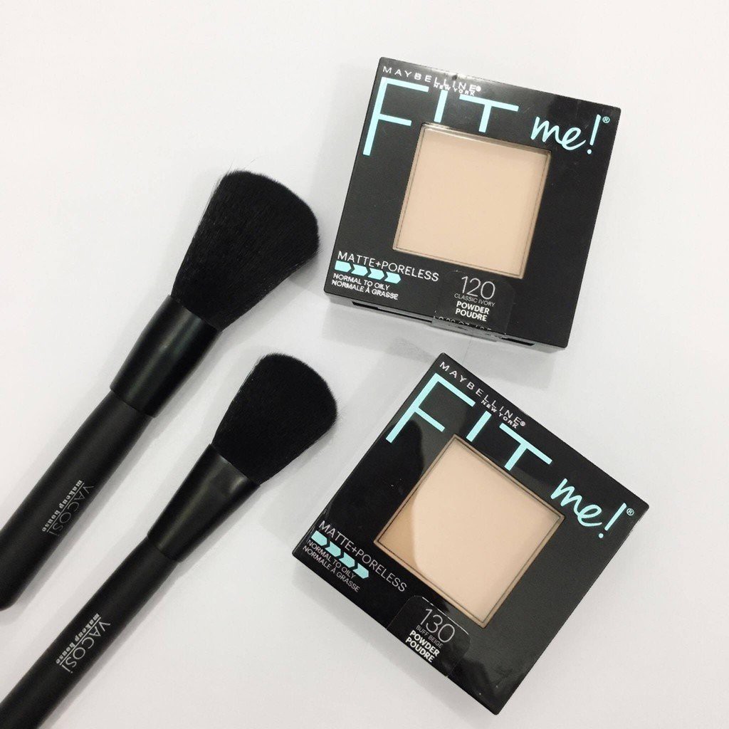 Phấn Phủ Mịn Nhẹ Kiềm Dầu Fit Me Matte Poreless Powder Maybelline New York 8.5g - Mỹ Chính Hãng