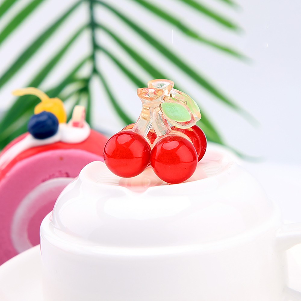 Kẹp Tóc Hình Trái Cherry Nhiều Màu Thời Trang Cho Nữ