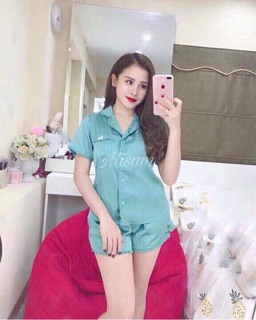 Bộ ngủ lụa đùi