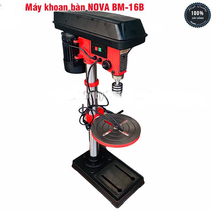 Máy khoan bàn cao cấp NOVA BM-16B vô cùng tiện dụng
