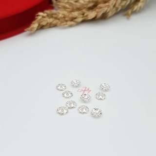 1 Ốp đá hình hoa Bạc 925, Bạc Thái