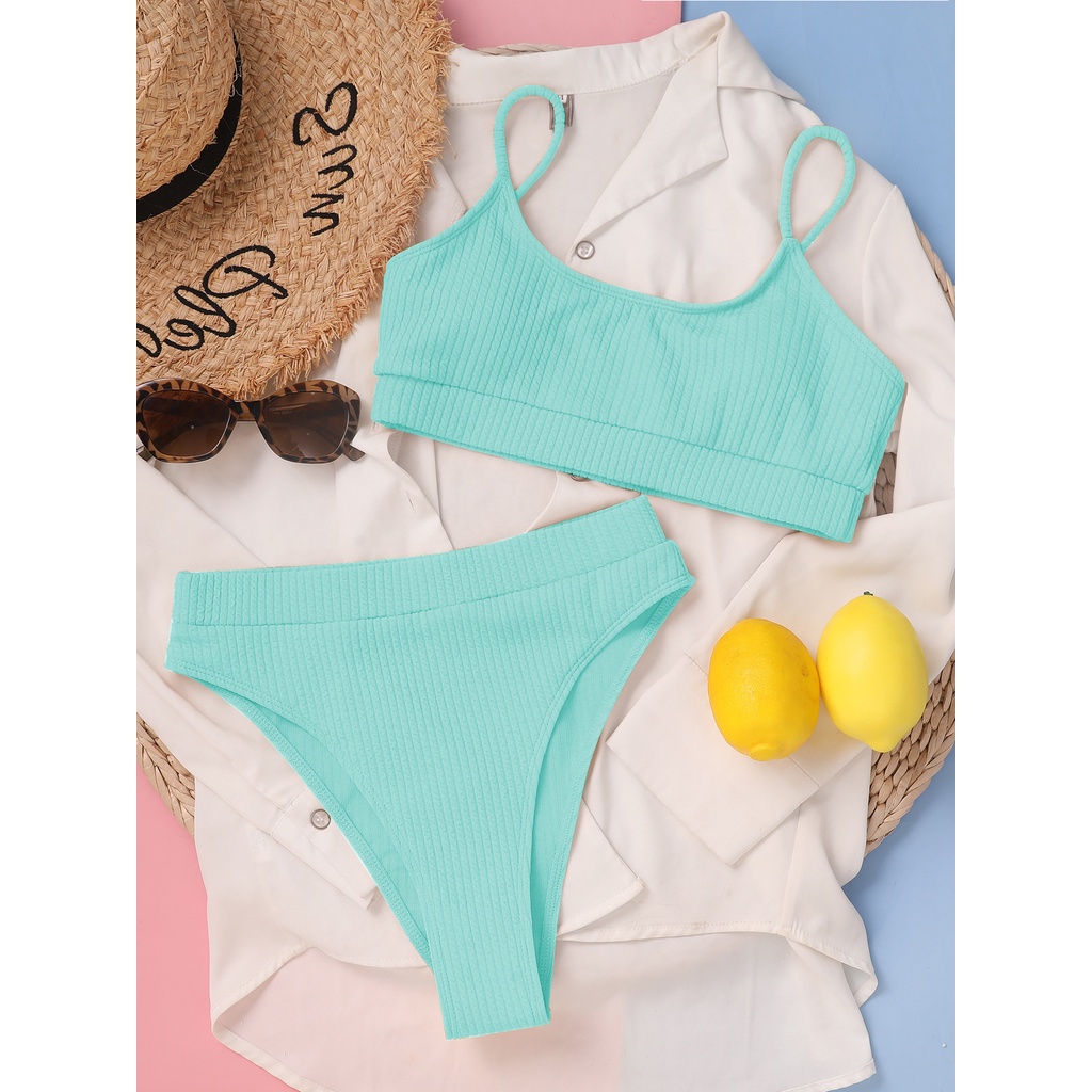 BikiniStoreVn : Bikini lưng cao hở nửa mông B75 - Đồ bơi nữ sexy 2 mảnh - Bikini hở bạo đi biển thể thao - Đồ tắm biển