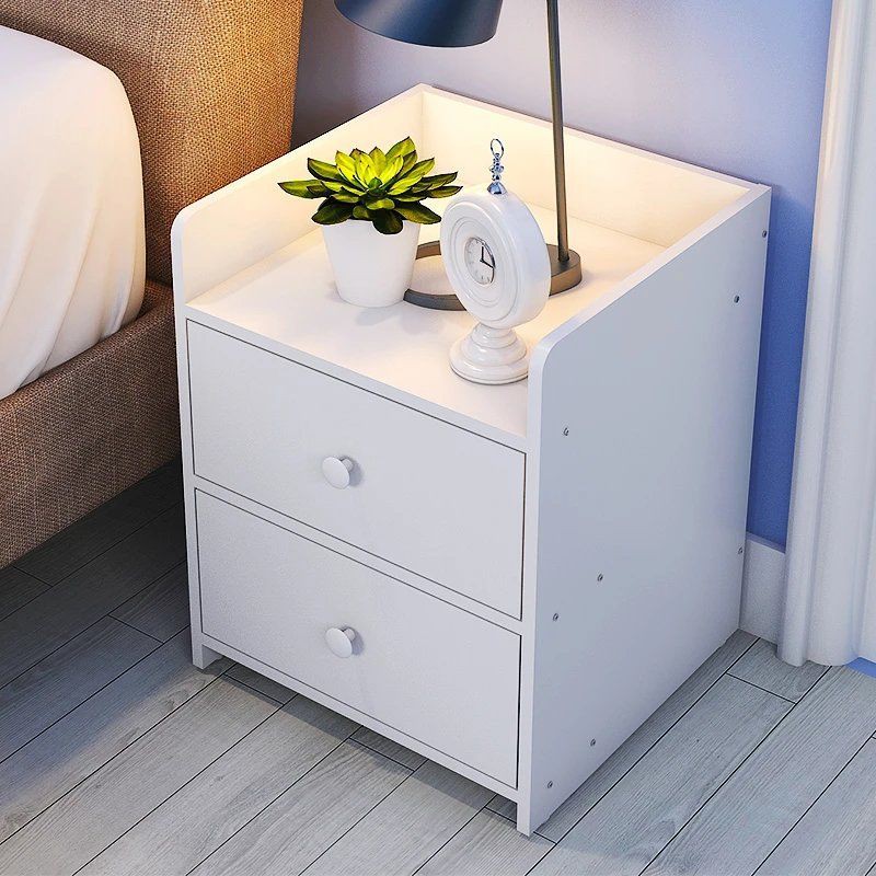 Kệ bàn đầu giường đơn giản hiện đại giả gỗ chắc chắn tủ nhỏ đựng đồ phòng ngủ lưu trữ mini