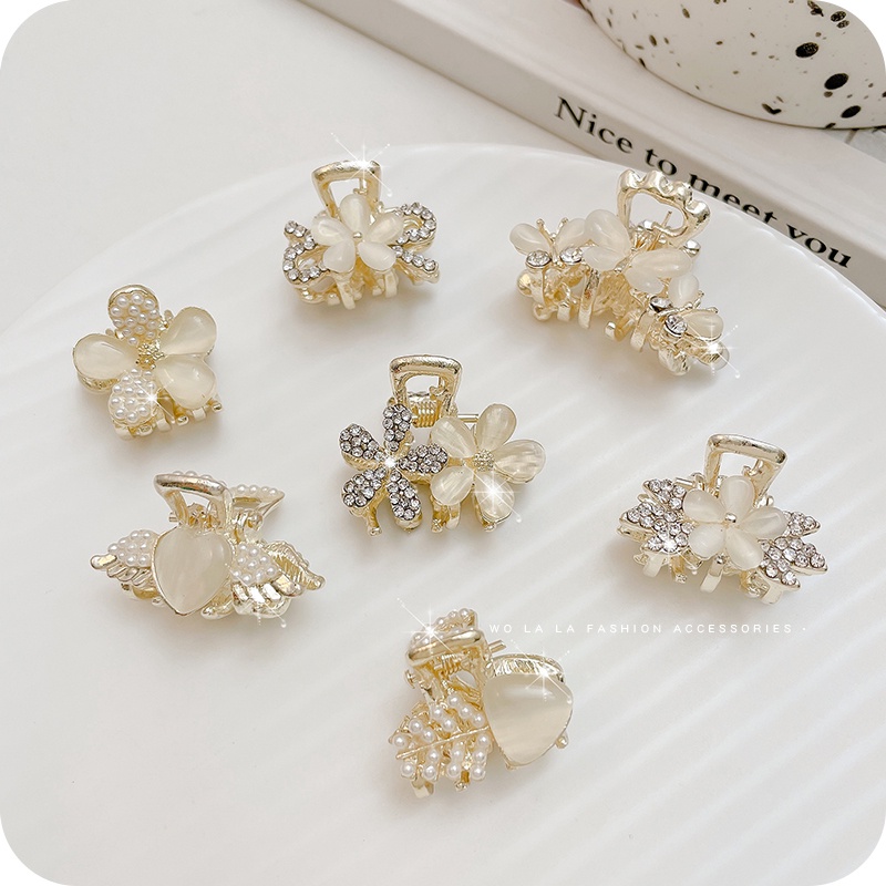 Kẹp Tóc Nhỏ Đính Ngọc Trai Phong Cách Hàn Quốc Cho Nữ