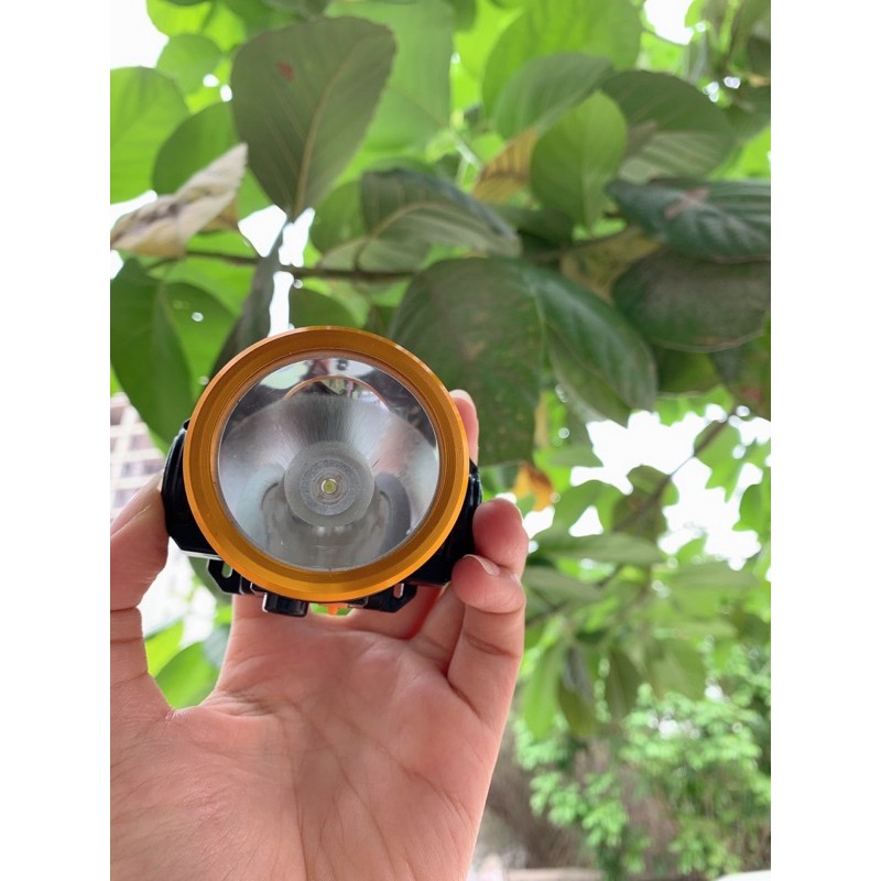 Đèn Pin Đội Đầu Siêu Sáng 50W Kèm Sạc Và Dây Đeo ( ảnh thật &amp; video )