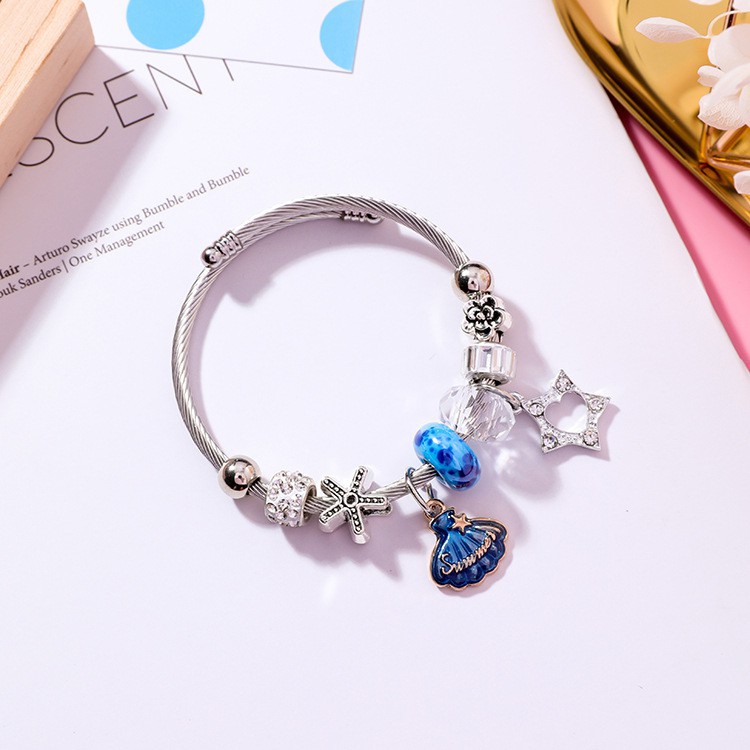 XiaoboACC Vòng Đeo Tay Xâu Hạt Phong Cách Hàn Quốc