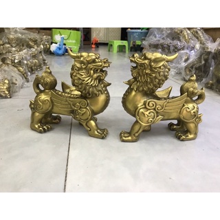Cặp Tỳ Hưu phong thuỷ cỡ trung 17cm