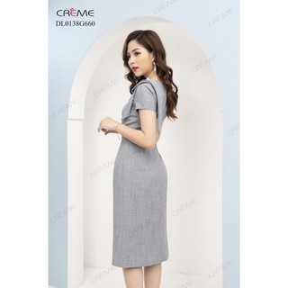 Đầm liền công sở Creme DL0138