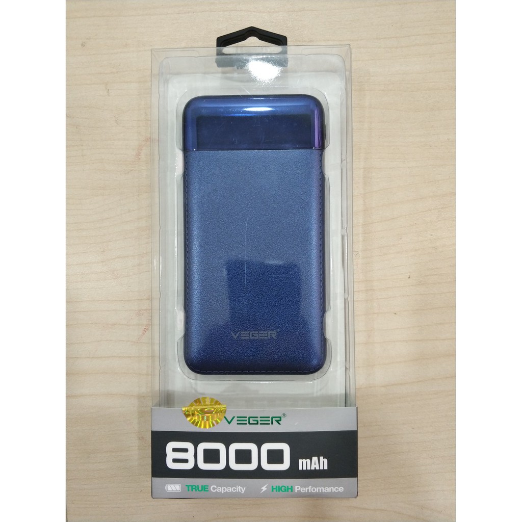 Sạc dự phòng Veger F8 chính hãng 8000mAh