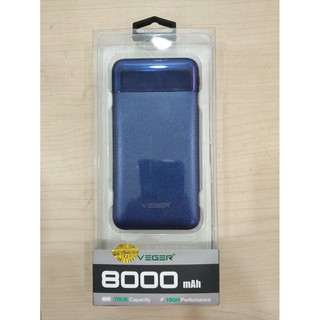 Sạc dự phòng Veger VGP81. 8000mAh. Hàng chính hãng. BH 1 năm